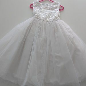 White Dress with Floral top